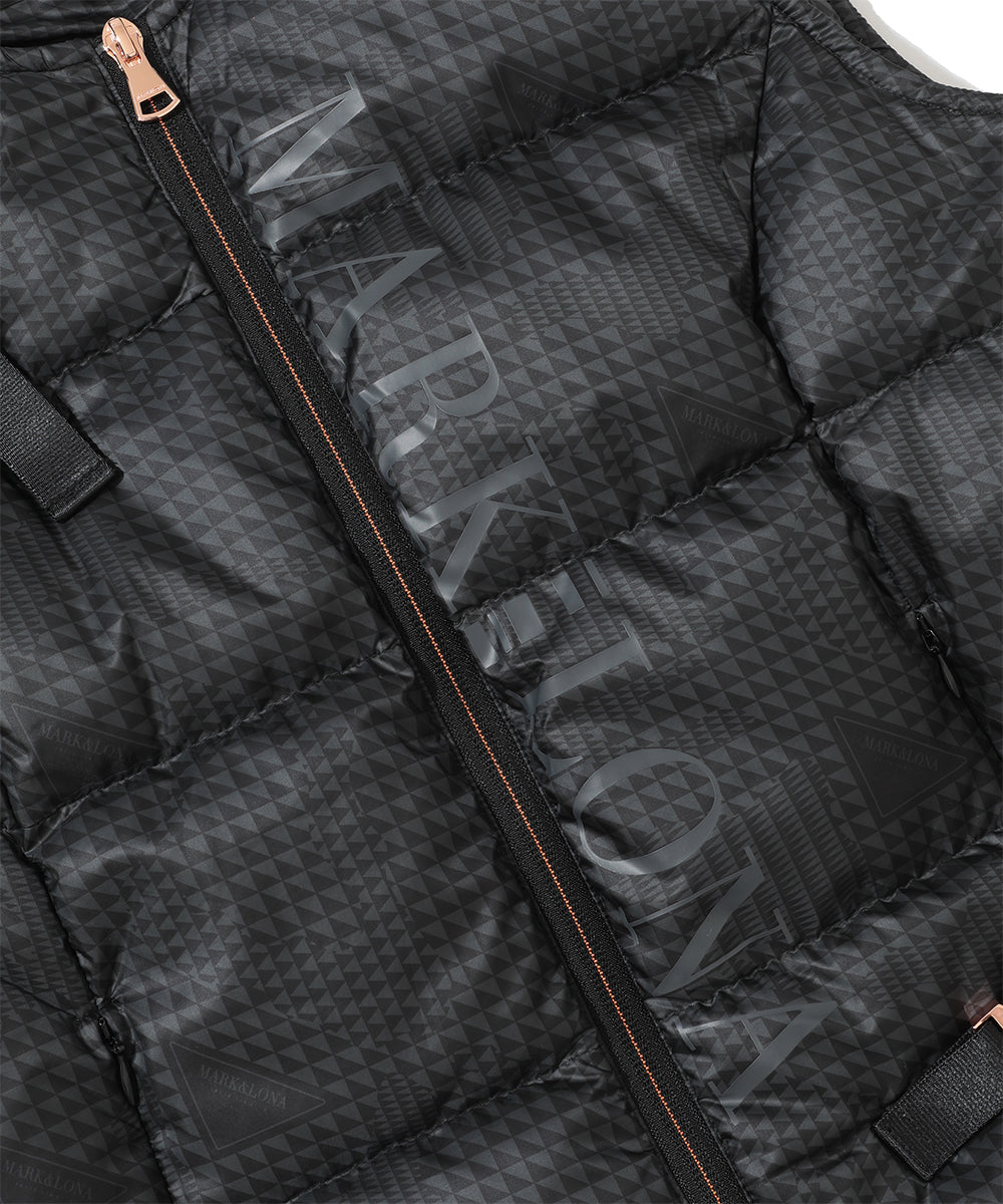 W CD GLEN CHECK PATTERN DOWN VEST LR4CV55F