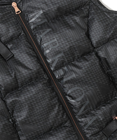 W CD GLEN CHECK PATTERN DOWN VEST LR4CV55F