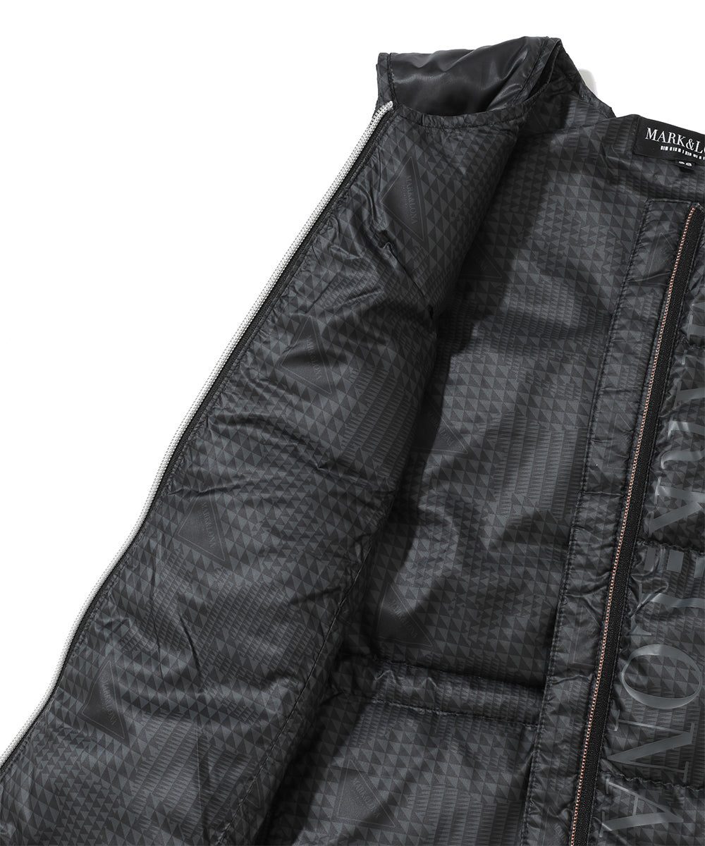 W CD GLEN CHECK PATTERN DOWN VEST LR4CV55F