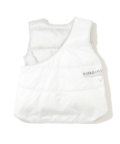 W CD GLEN CHECK PATTERN DOWN VEST LR4CV55F