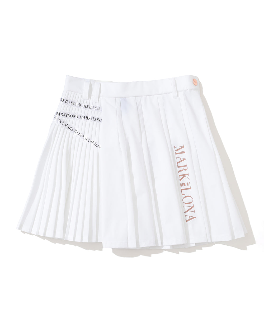 W CD UNBALANCED PLEATS SKIRT LR3CE50F