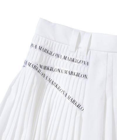W CD UNBALANCED PLEATS SKIRT LR3CE50F