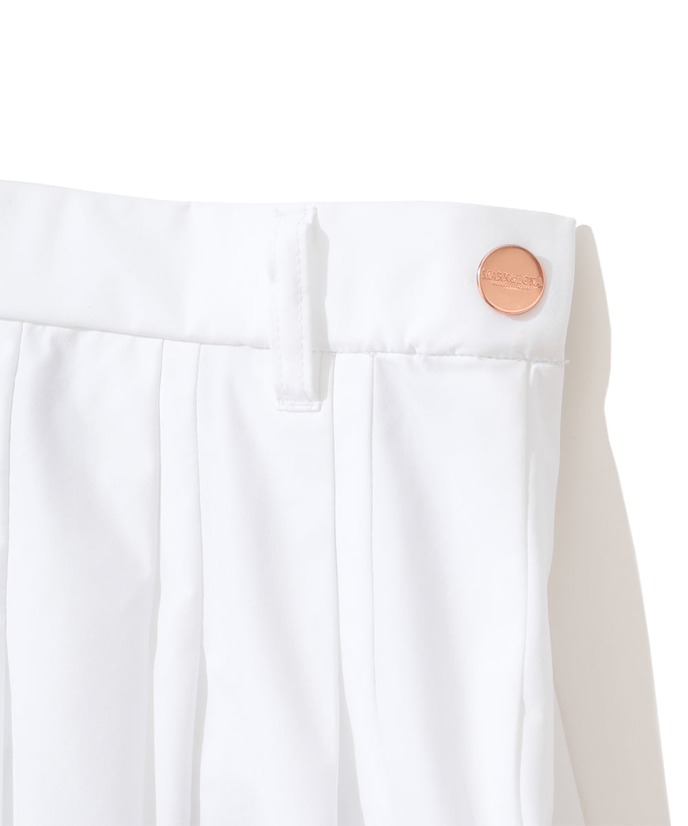 W CD UNBALANCED PLEATS SKIRT LR3CE50F