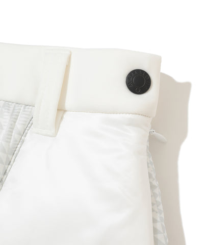 W CD GLEN CHECK PATTERN UNBALANCED SKIRT LR4CE55F