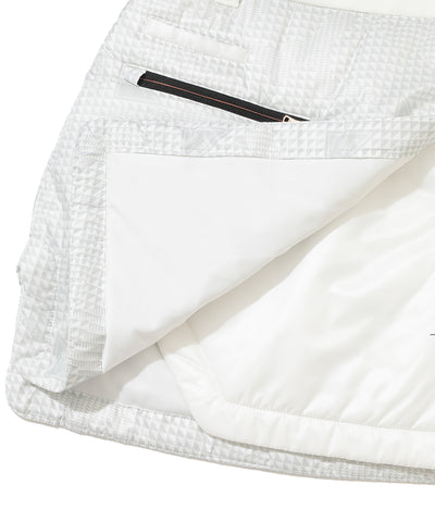 W CD GLEN CHECK PATTERN UNBALANCED SKIRT LR4CE55F