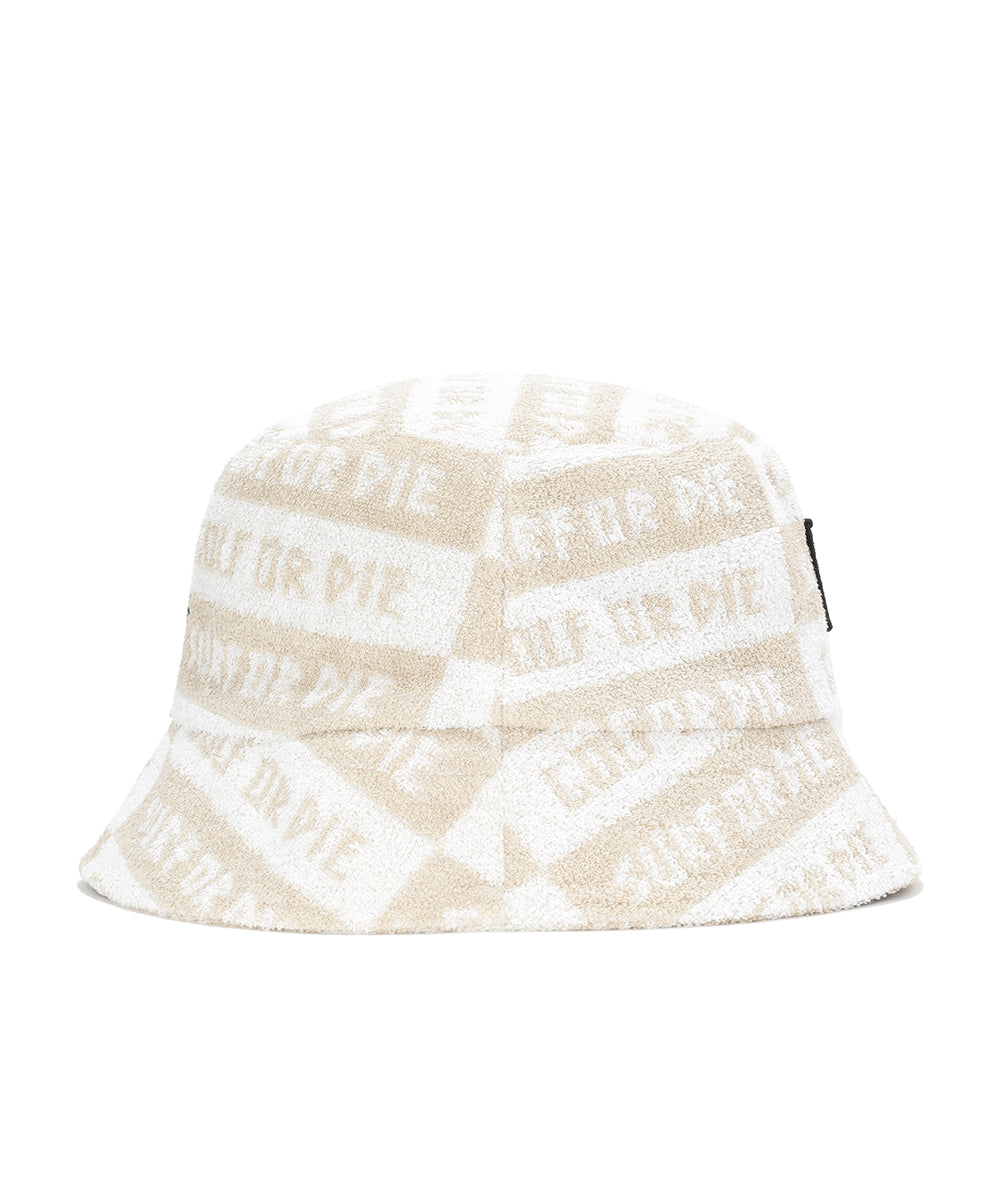 U FR GOLF OR DIE PATTERN BUCKET HAT LR2YJF5U