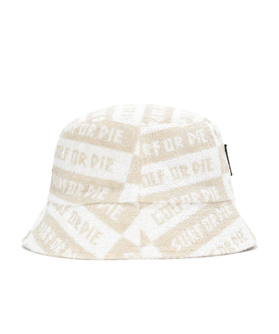 U FR GOLF OR DIE PATTERN BUCKET HAT LR2YJF5U