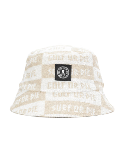 U FR GOLF OR DIE PATTERN BUCKET HAT LR2YJF5U