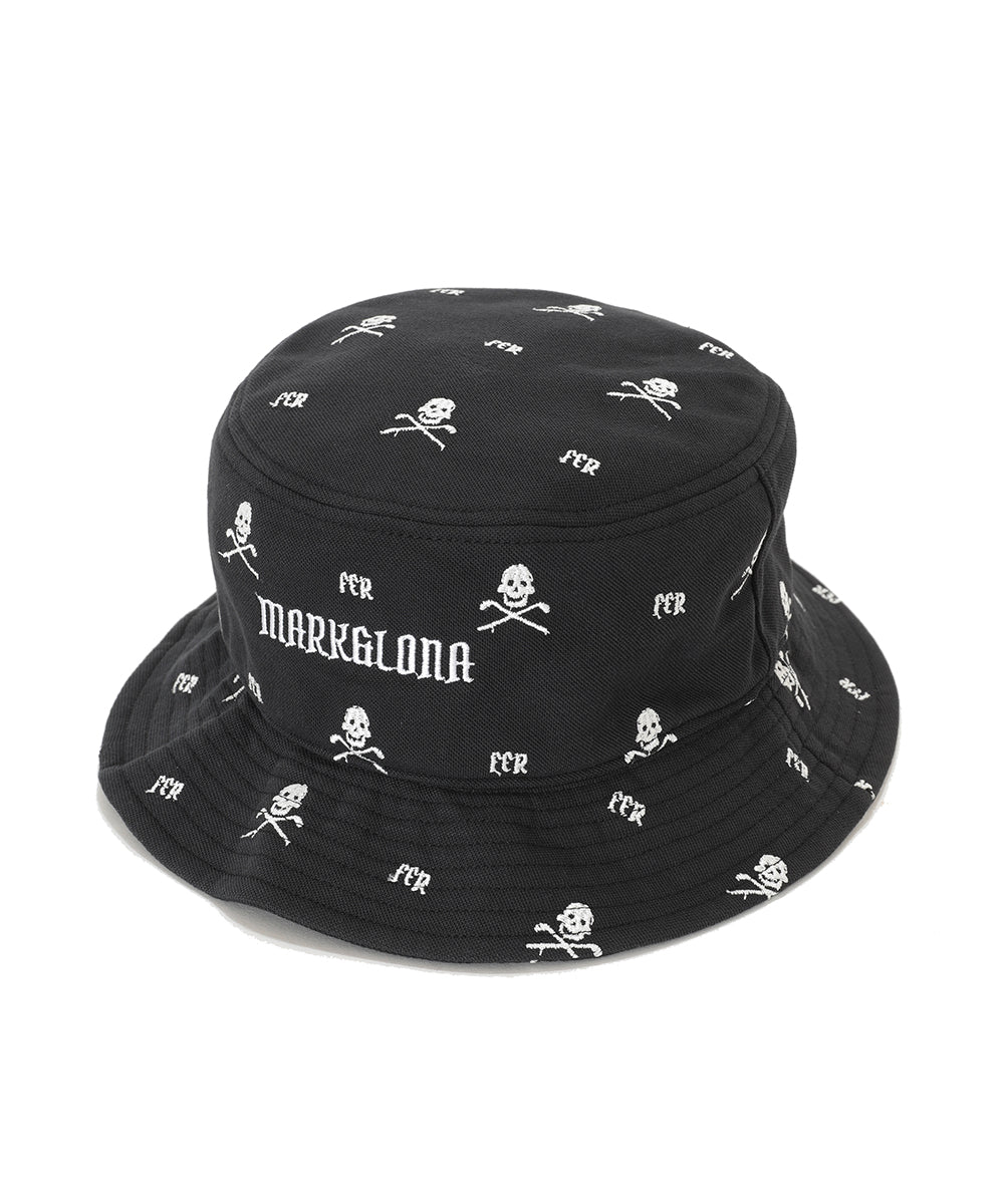 U FR SKULL LOGO PATTERN BUCKET HAT LR3YJF1U
