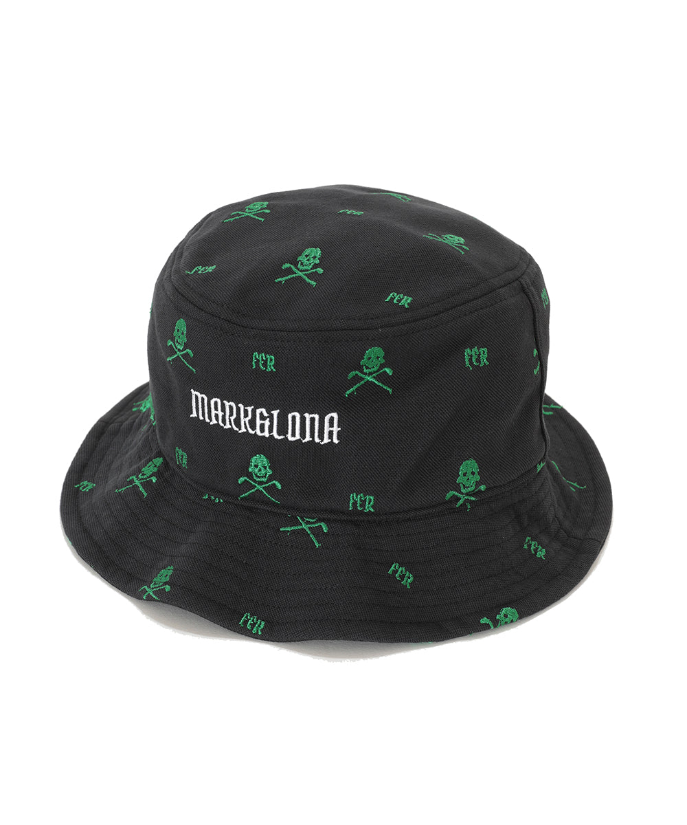U FR SKULL LOGO PATTERN BUCKET HAT LR3YJF1U