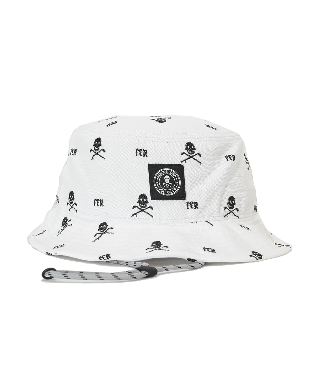 U FR SKULL LOGO PATTERN BUCKET HAT LR3YJF1U