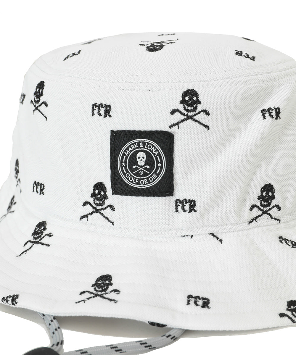 U FR SKULL LOGO PATTERN BUCKET HAT LR3YJF1U