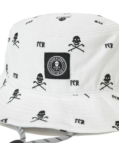 U FR SKULL LOGO PATTERN BUCKET HAT LR3YJF1U