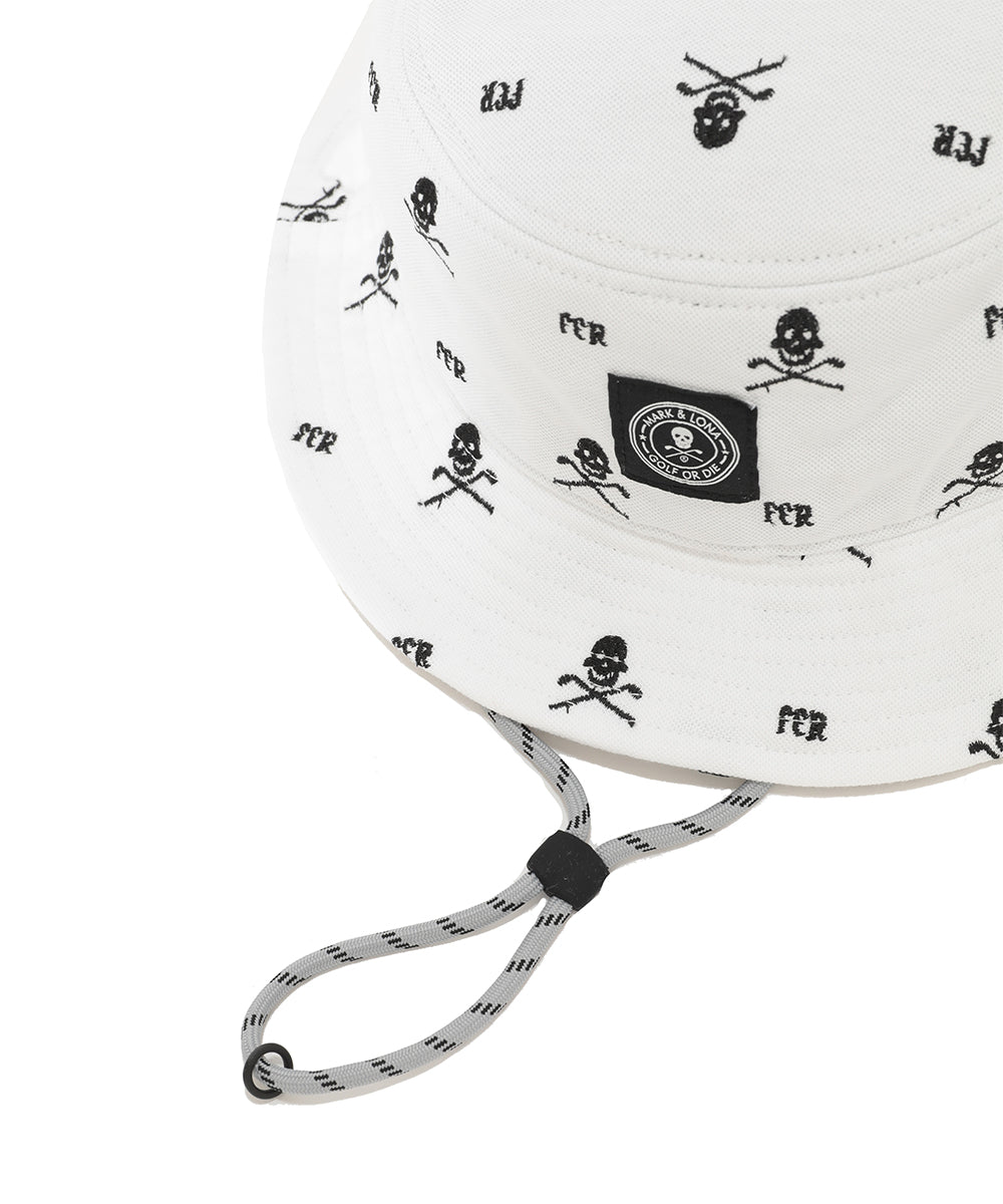 U FR SKULL LOGO PATTERN BUCKET HAT LR3YJF1U
