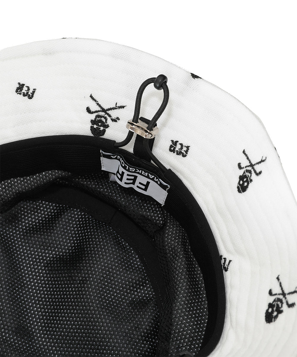 U FR SKULL LOGO PATTERN BUCKET HAT LR3YJF1U