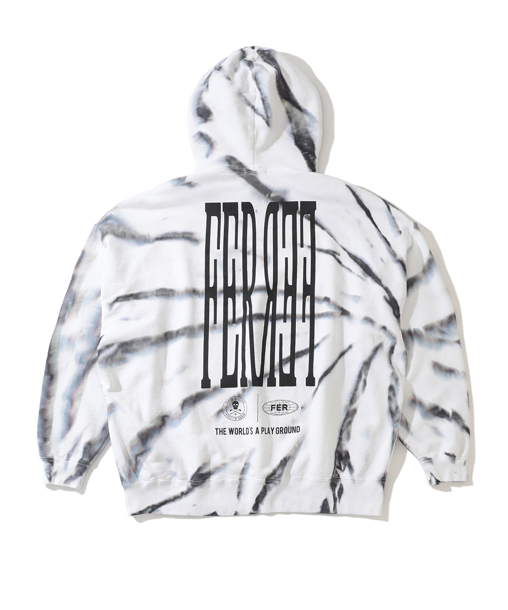 U FR TIE-DYE JERSEY HOODIE LQ1FC03U