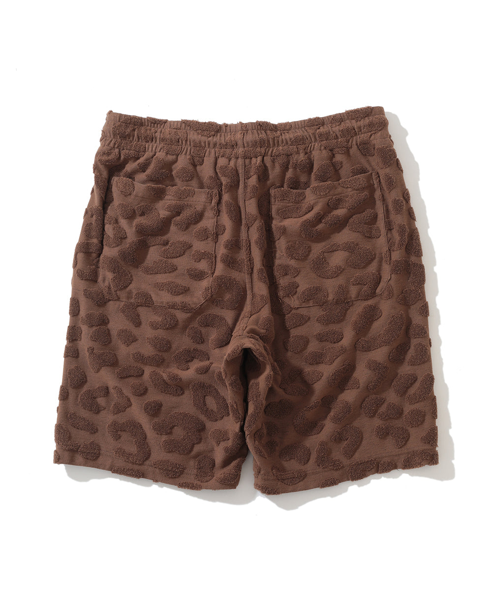 U FR LEOPARD JQD TERRY SHORTS LQ1FF04U