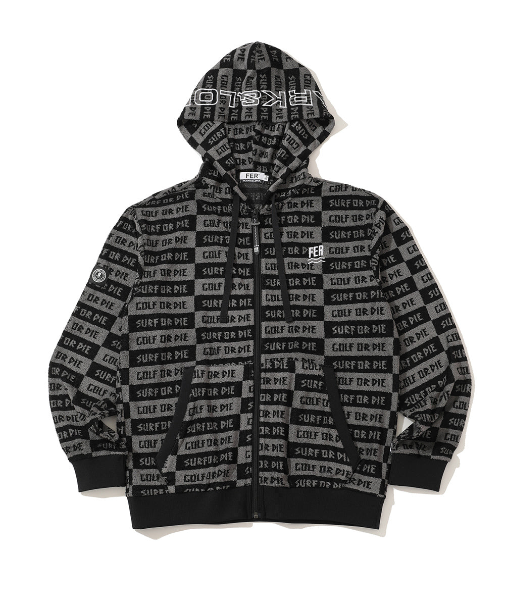 U FR GOLF OR DIE PATTERN JERSEY OUTER LR2FD05U