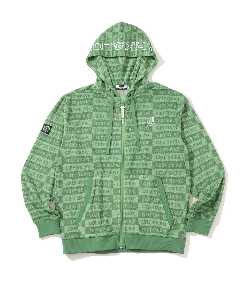 U FR GOLF OR DIE PATTERN JERSEY OUTER LR2FD05U