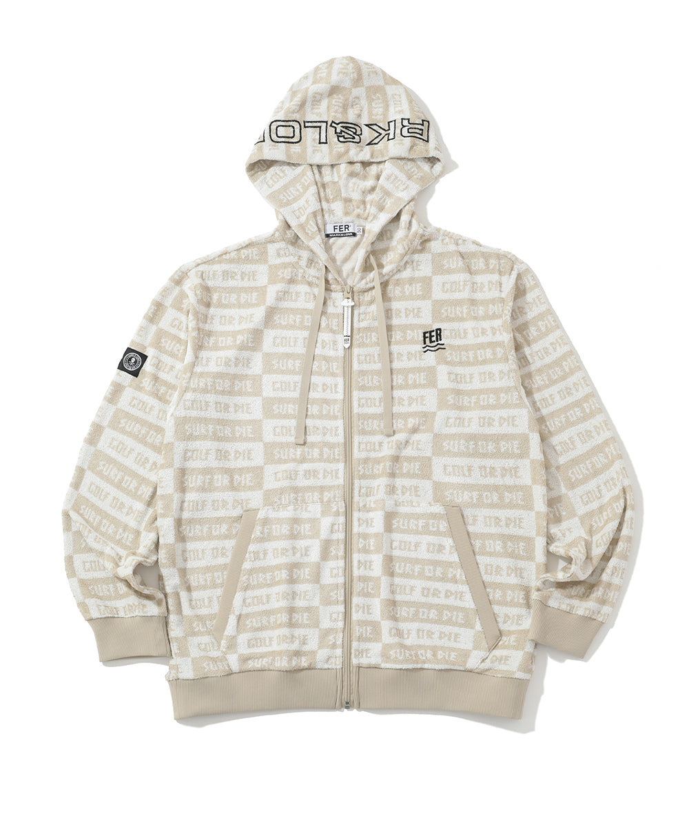 U FR GOLF OR DIE PATTERN JERSEY OUTER LR2FD05U