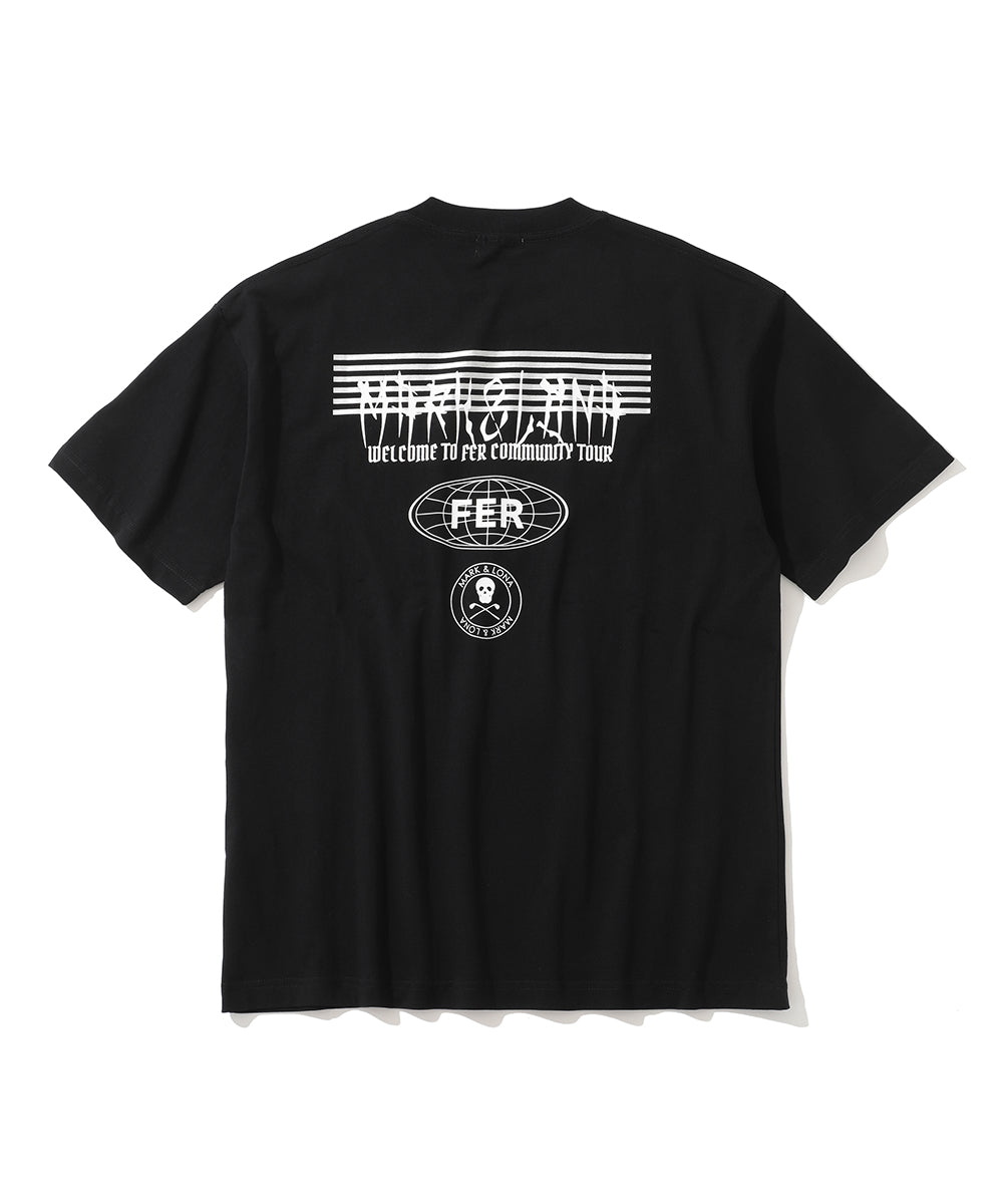 U FR VINTAGE ROCK BACK LOGO SS SHIRTS LR3FA02U