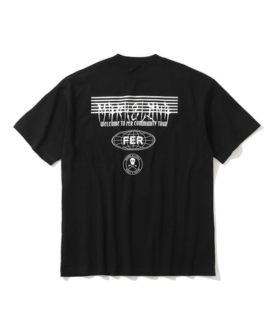 U FR VINTAGE ROCK BACK LOGO SS SHIRTS LR3FA02U