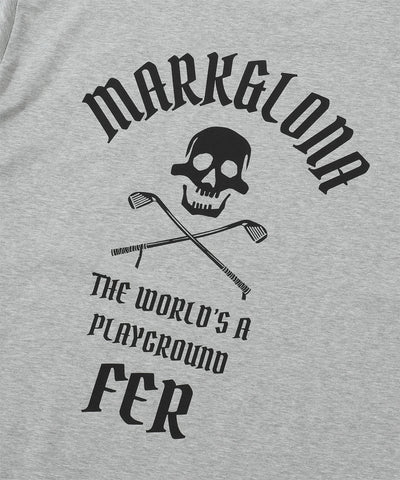 U FR VINTAGE ROCK BACK SKULL POINT SS SHIRTS LR3FA03U
