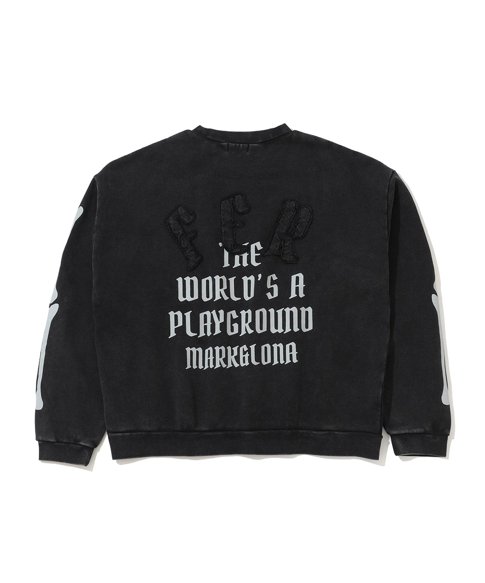 U FR VINTAGE ROCK TIE-DYE JERSEY CREW LR3FC02U