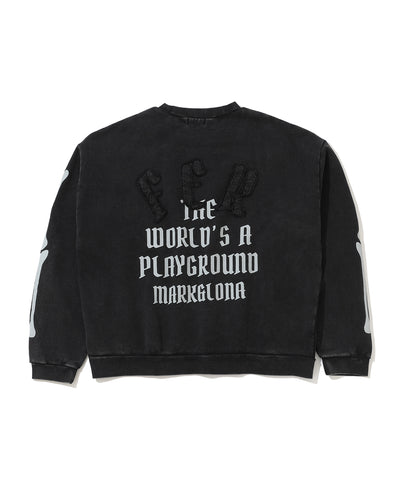 U FR VINTAGE ROCK TIE-DYE JERSEY CREW LR3FC02U