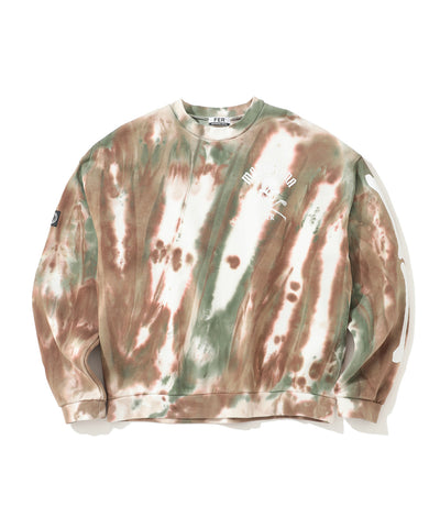 U FR VINTAGE ROCK TIE-DYE JERSEY CREW LR3FC02U