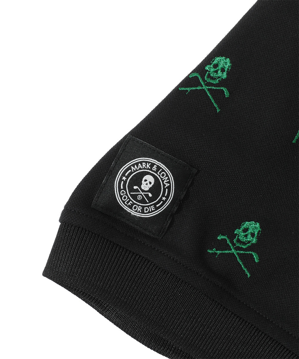 U FR SKULL PATTERN SS POLO LR3FX01U
