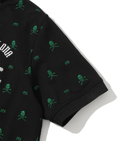 U FR SKULL PATTERN SS POLO LR3FX01U