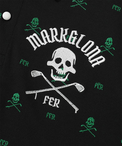 U FR SKULL PATTERN SS POLO LR3FX01U