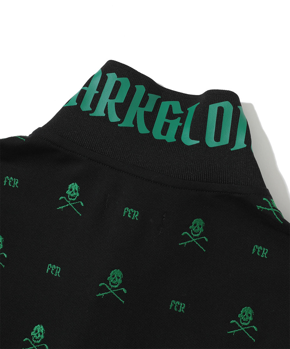 U FR SKULL PATTERN SS POLO LR3FX01U