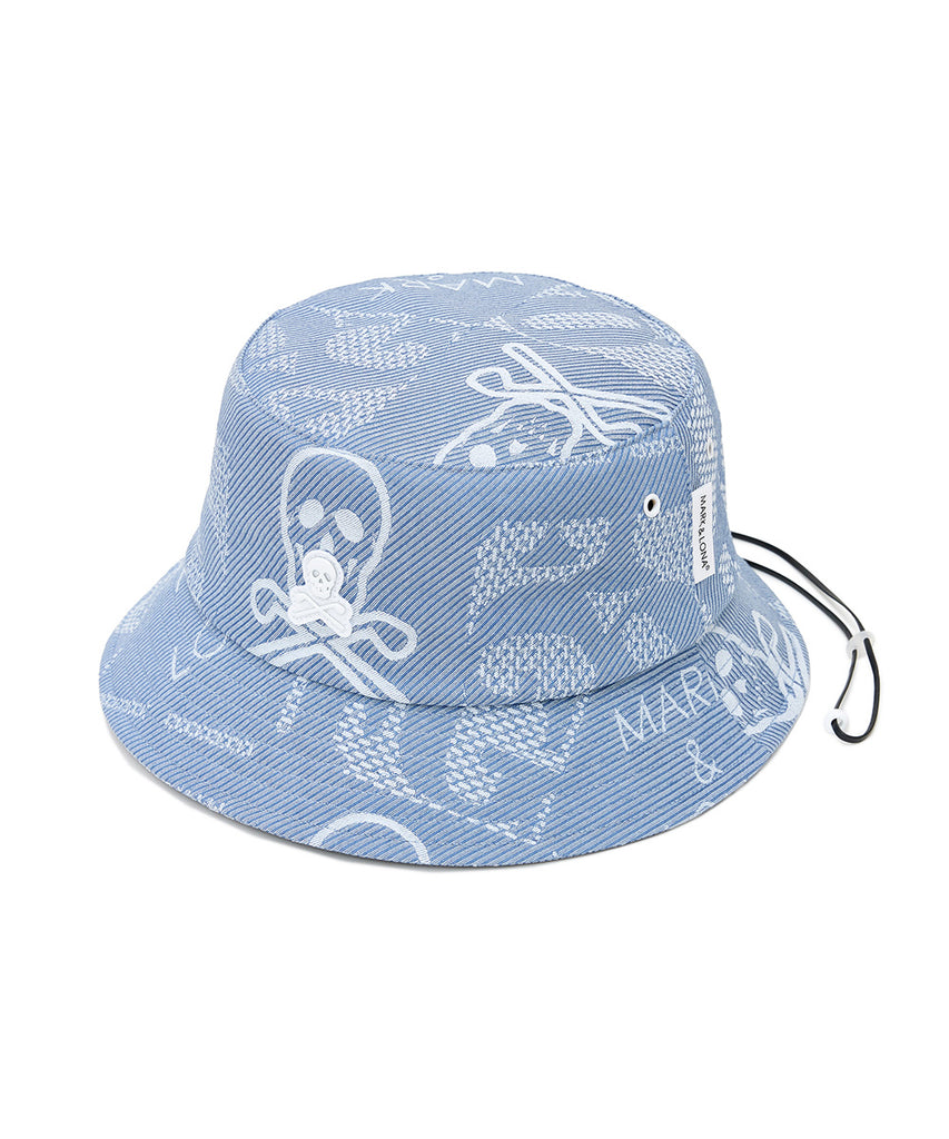 U GN SKULL & LOGO MIX PATTERN HAT LQ1YP11U