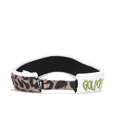 U GN GRAPHIC LOGO & LEOPARD PATCH POINT VISOR LQ3YY08U