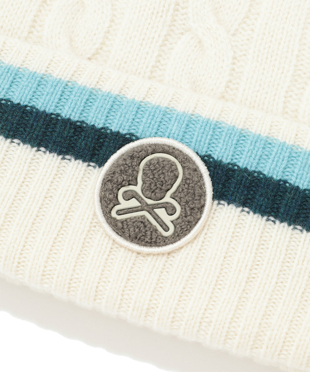 U GN SKULL CIRCLE WAPPEN POINT CABLE BEANIE LQ3YJ14U