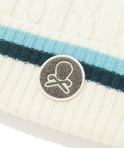 U GN SKULL CIRCLE WAPPEN POINT CABLE BEANIE LQ3YJ14U