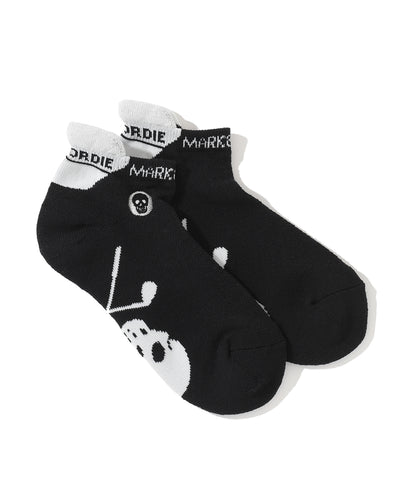 W GN BIG SKULL LOGO POINT UNDER SOCKS LQ3YS31F