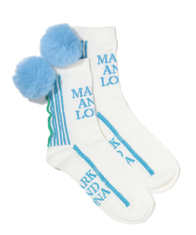 W GN POMPOM POINT MID SOCKS LQ3YS33F