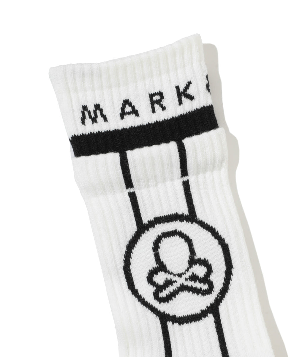 M GN BLANK SKULL & LINE MID SOCKS LR2YS14M
