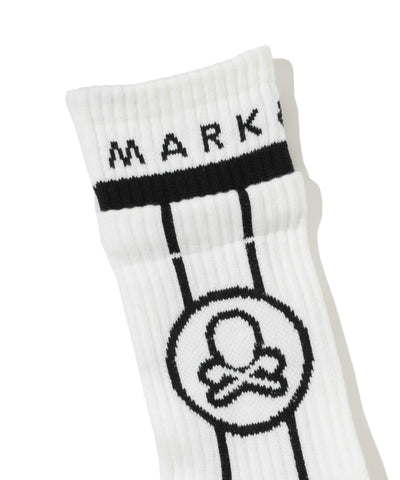 M GN BLANK SKULL & LINE MID SOCKS LR2YS14M