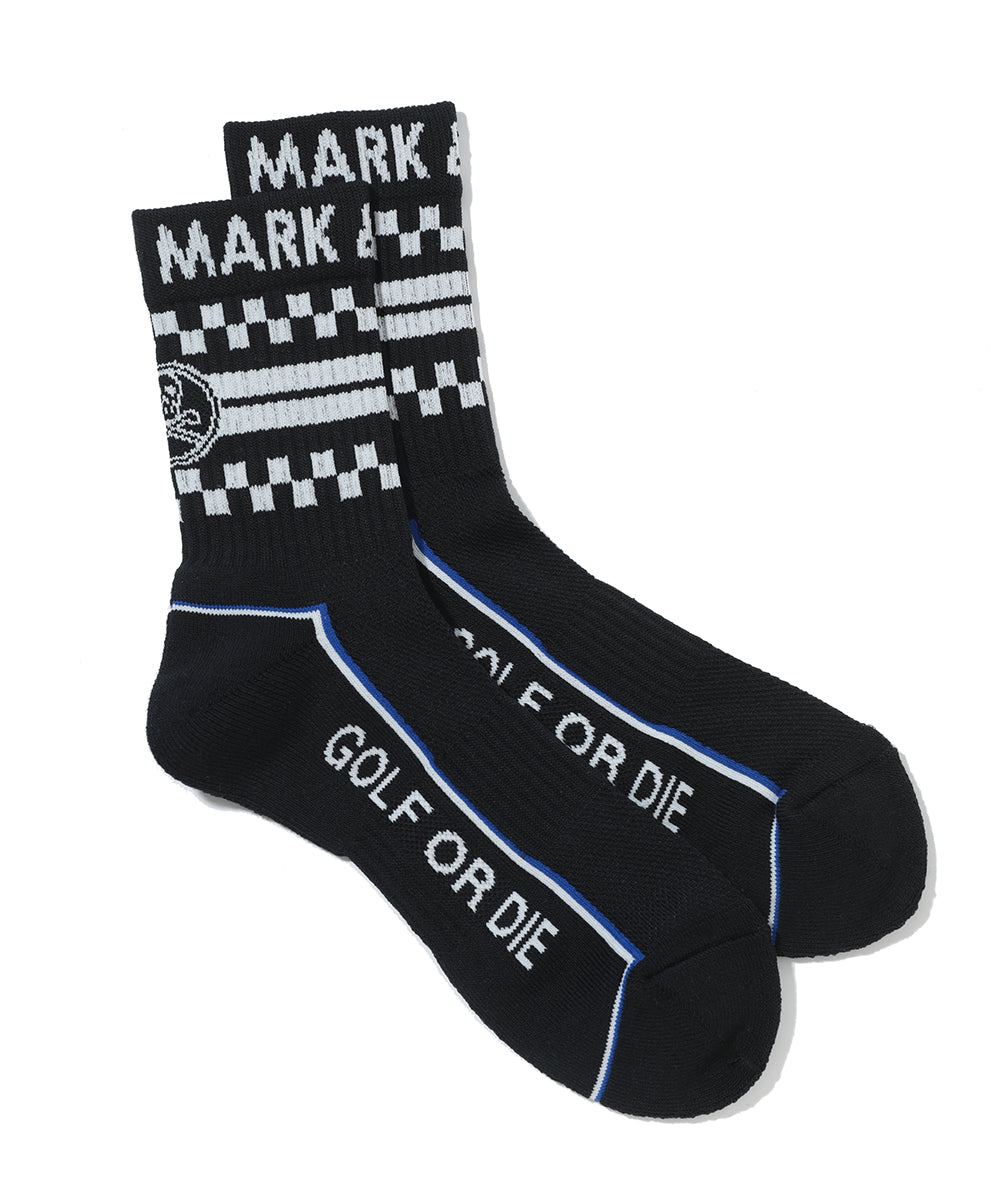 M GN CHECK FLAG POINT MID SOCKS LR1YS15M