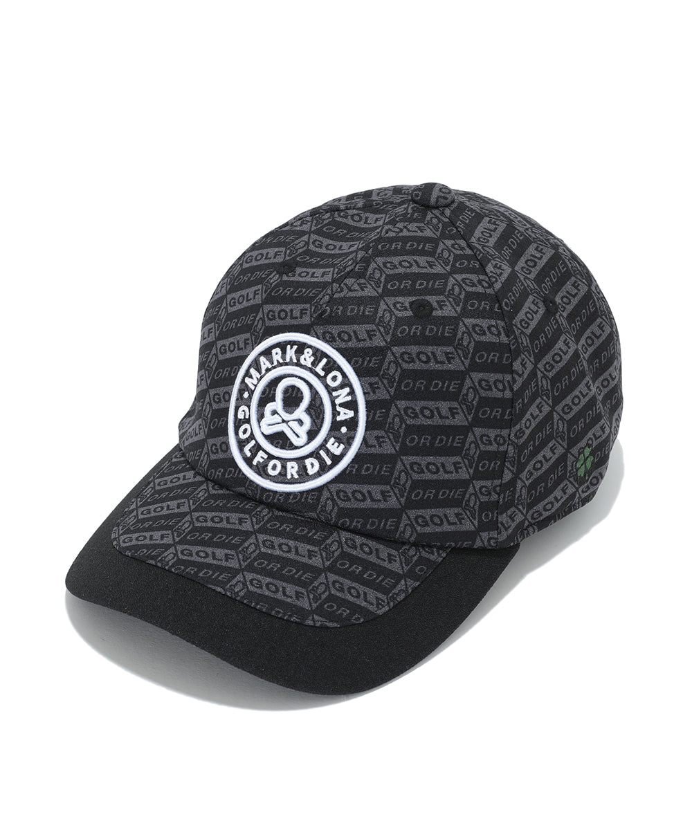 U GN BLOCK PATTERN CAP LR3YP13U