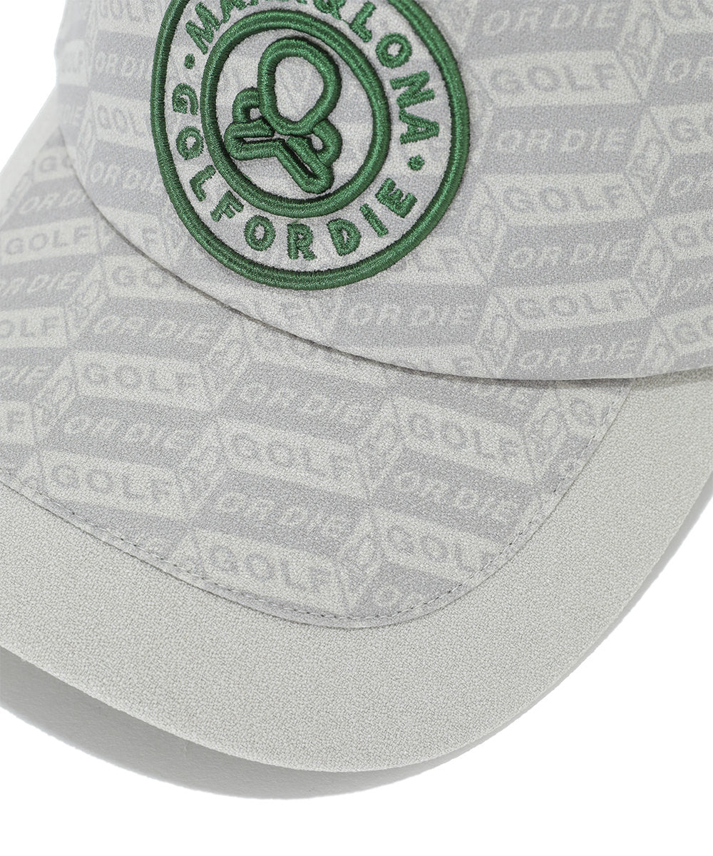 U GN BLOCK PATTERN CAP LR3YP13U