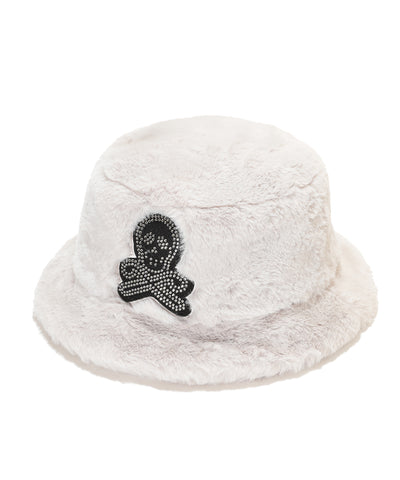 U GN BIG SKULL POINT FUR BUCKET HAT LR4YJ16U