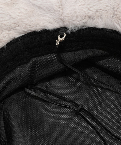 U GN BIG SKULL POINT FUR BUCKET HAT LR4YJ16U