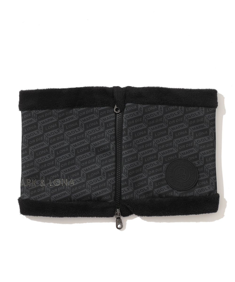 U GN BLOCK PATTERN FLEECE NECK WARMER LR4YW01U