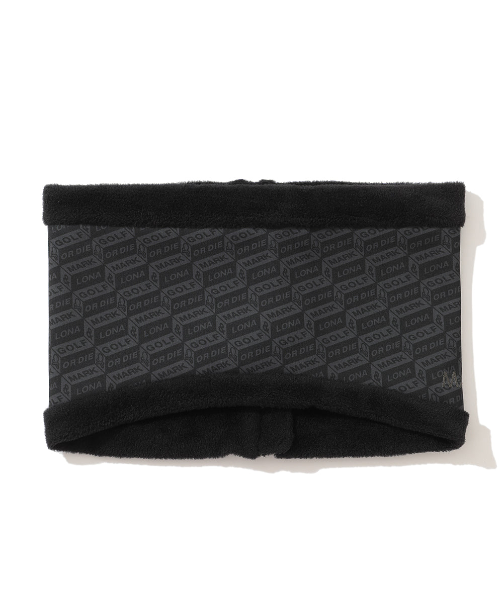 U GN BLOCK PATTERN FLEECE NECK WARMER LR4YW01U