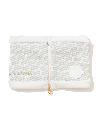 U GN BLOCK PATTERN FLEECE NECK WARMER LR4YW01U